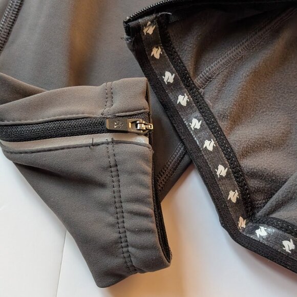 Rabbit Gray Defroster Speed Tights Winter Sports Running Activewear Sz:SM - Picture 7 of 15